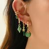 Beaded Marine Style Earrings Exquisite Beach Style Drop Earrings Cute Shell Hoop Earrings  Women