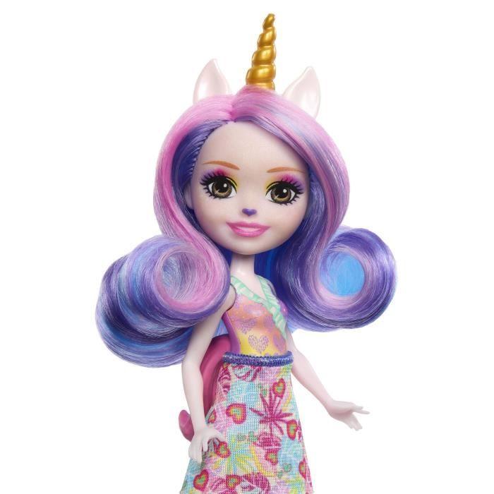 Enchantimals Sunshine Beach-Ulia Licorne et figurine-poupée HRX84