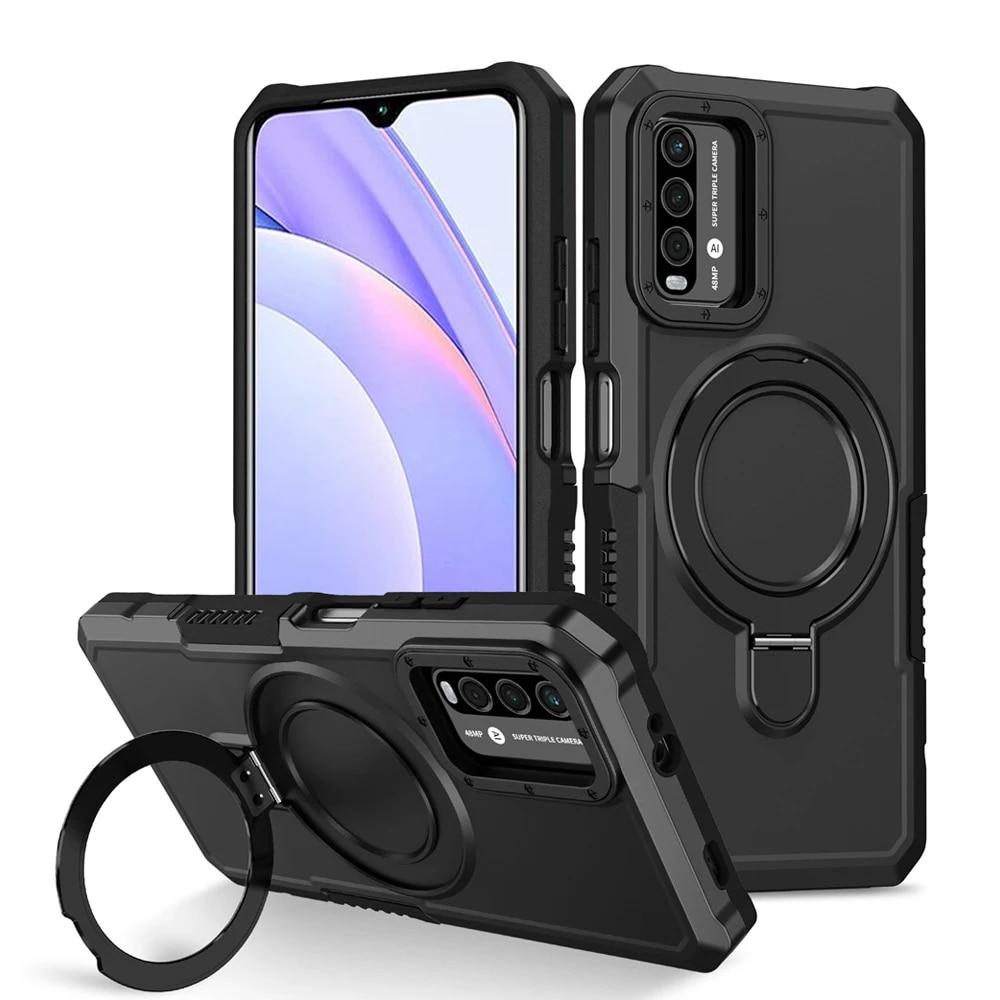 

Протиударний чохол KEYSION для VIVO Y20 Y20i Y20sG Y12S Silicone+PC Metal Ring Stand Phone Cover for VIVO Y11 Y12 Y15 Y17 Y76 S 5G for VIVO Y20i чорний