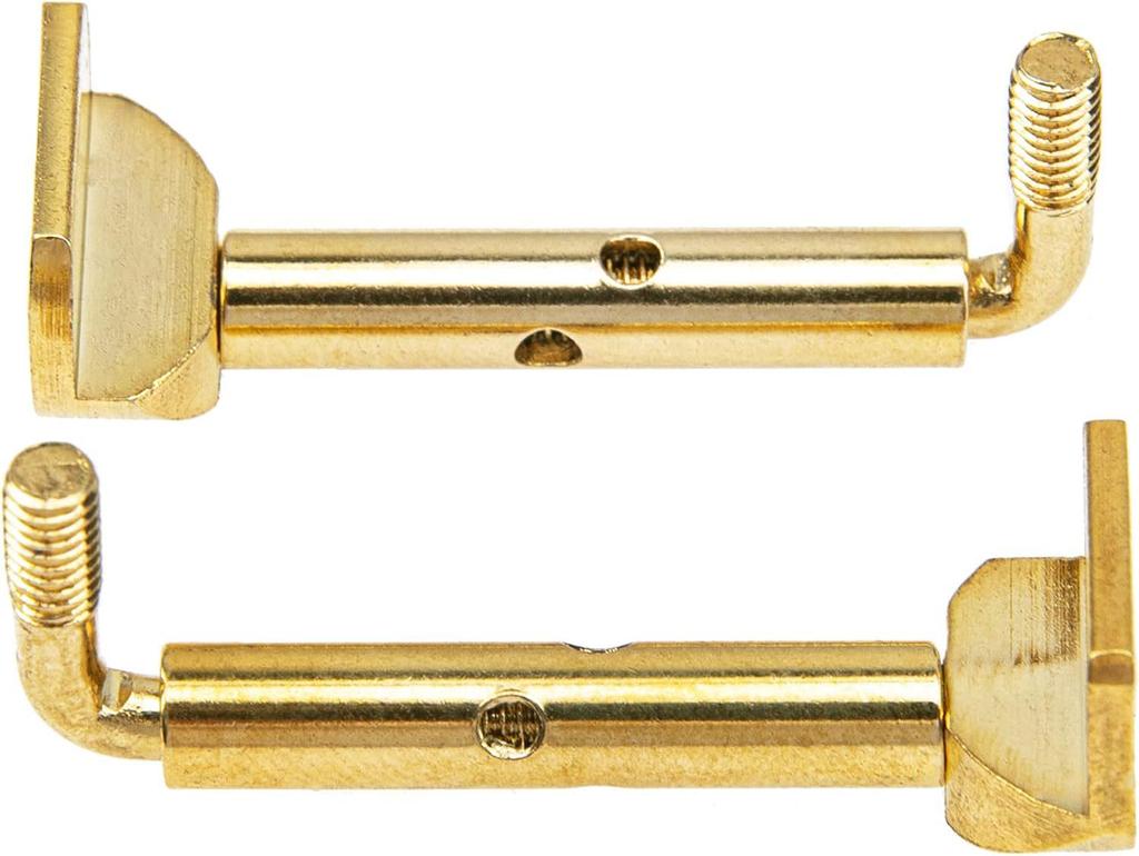 Violin Gold Chin Rest with Split Bridge Positive/Negative Screws