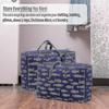 Storage Tote With Zippers & Carrying Handles, Heavy-duty  Moving Bags - GXCC