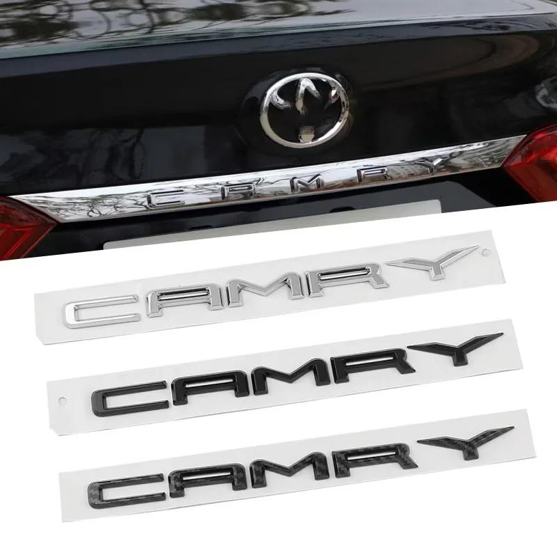 3D ABS high quality for Toyota Camry car Letter front Emblem Rear tail trunk Decals badge sticker Decal styling car Accessories
