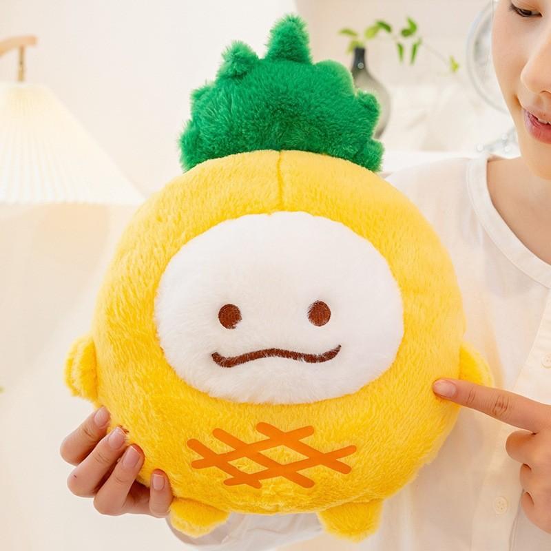 Fruit Plush Toy With Removable Design For Childrens Comfort And Play