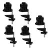 5Pcs Replacement Desk Clamp Desktop Lamp Clamp Metal Mounting Table Clamp Non-Slip C Clamp for Desk Lamp Microphone