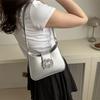 Women'S Bag Fashion Small Square Bag Texture Pu Shoulder Bag Niche Foreign Style Versatile Armpit Bag