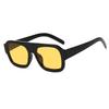 Oversized Rectangle Hip Hop Sun Glasses Glasses for Ladies Trendy Classic Men Vintage Traveling Trend Design Shades Eyewear UV400