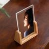 Instax U-Shaped Solid Wood Photo Frame DIY Desktop Ornament Handmade Album Display
