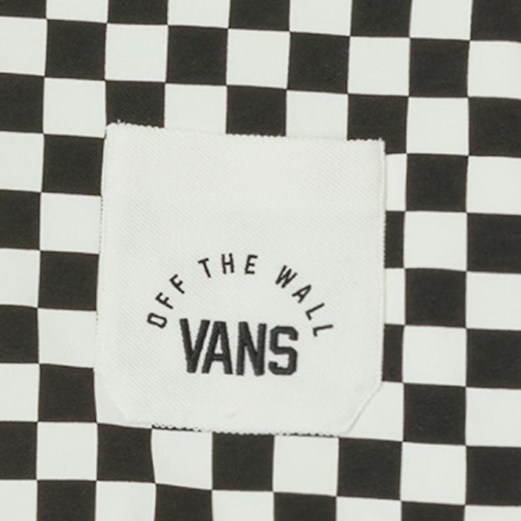 Vans American Vintage Check Print Pullover Crewneck Sweatshirt Unisex sweatshirt Off-White VN0002ENFS8