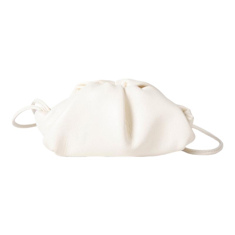 Dumpling Bags for Women Clutch Purses,Slings Bag Soft Pu Leather Cloud Handbag Ruched Shoulder Bag 1