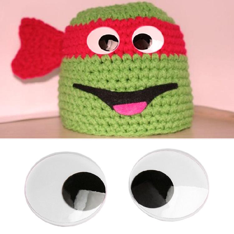 Flat Back Self Adhesive Doll Eyes for Diy Crafts Crochet Toy Handmade Animal