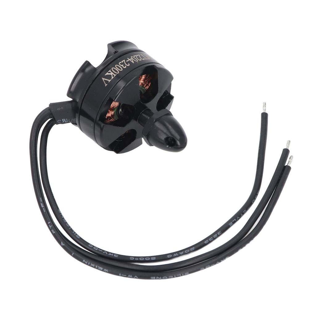 RC FPV Drone Brushless Motor Maximum Thrust 420g MT2204 2300KV for QAV 180 210 250 Black