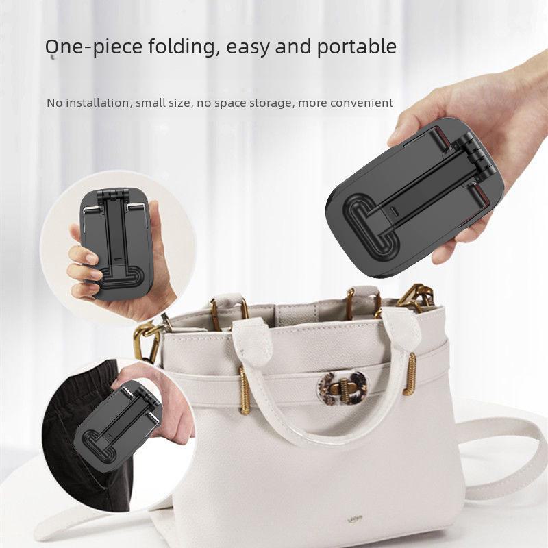 Support multifonction pliable pour téléphone portable et tablette, pour ordinateur de bureau et diffusion en direct