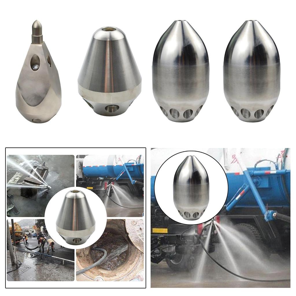 Heavy-Duty Sewer Jet Nozzle for Efficient Drain Cleaning