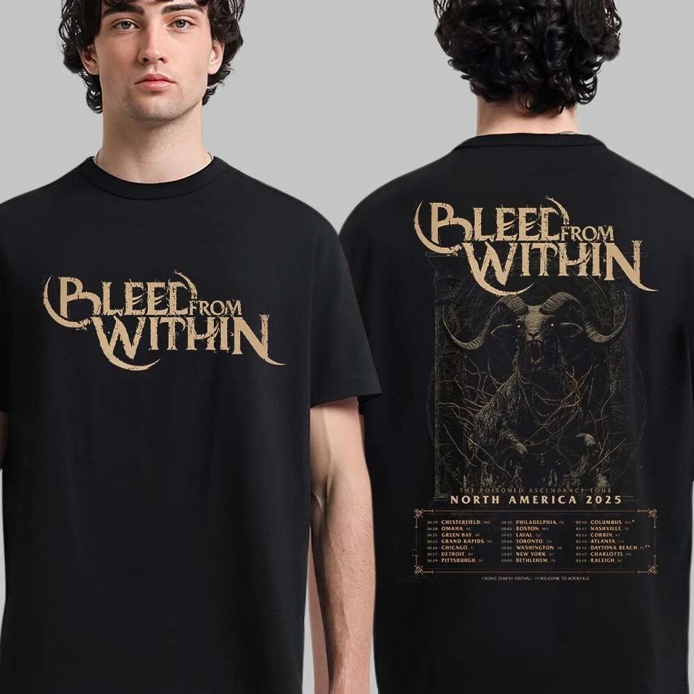 Bleed From Within The Poisoned Ascendancy Tour North America T-Shirt Size S-3XL XXL