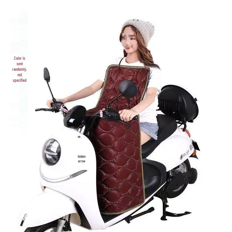 Windproof and Waterproof Winter Quilt for Yadea Aima Electric Vehicles: Thickened, Velvet-Lined Protection for Electric Bikes and Motorcycles.