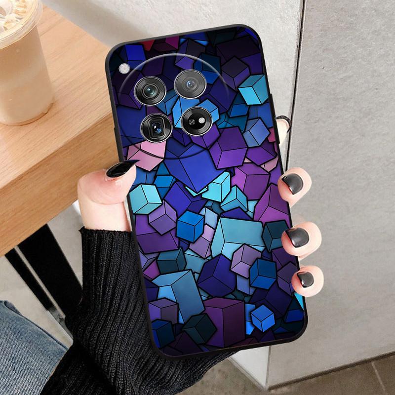 Etui Osłona Na OnePlus 12 Na OnePlus12 Fundas Nowe Czarne Miękki Silikon TPU Ochronne Etui Na Telefon Dla One Plus 12 Zderzak Coque