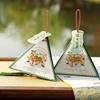 10 Stück Traditionelle Drachenbootfest-Geschenkbox Verdickte Leere Box Zongzi-Verpackungsbox Lebensmittelqualität Hängend