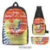 Cook Backpack Student School Bag Lightweight Polyester Backpack Three-Piece Set