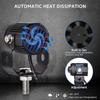 2Pcs Motorcycle Led Lens Spotlight Dual-Color High Low Beam External Headlight Auxiliary Fog Lamp Moto Driving Lamp