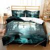 Set Biancheria da Letto Samurai Giapponese Morbido Copripiumino Set per Camera da Letto Uomo Adolescente Singolo Matrimoniale King Size Copripiumino Federa Regalo Ragazzo