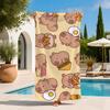 Animal c-capybara Towel Extra Large Beach Towel Quick Dry Sand Free Super Absorbent Lightweight