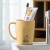 Home Use Couple Children Cute Large Capacity Toothbrush Cup with Handle