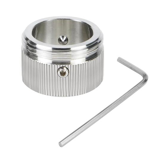 Stainless Steel Radiator Valve Adapter with Hex Wrench Screws Universal Leak-Proof Snap-On Metal Radiator Valve Connector Fitting Kit