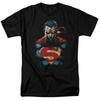 26 Displeased Superman T Shirt Licensed Comic Book Movie Tee Black Unisex T-Shirt