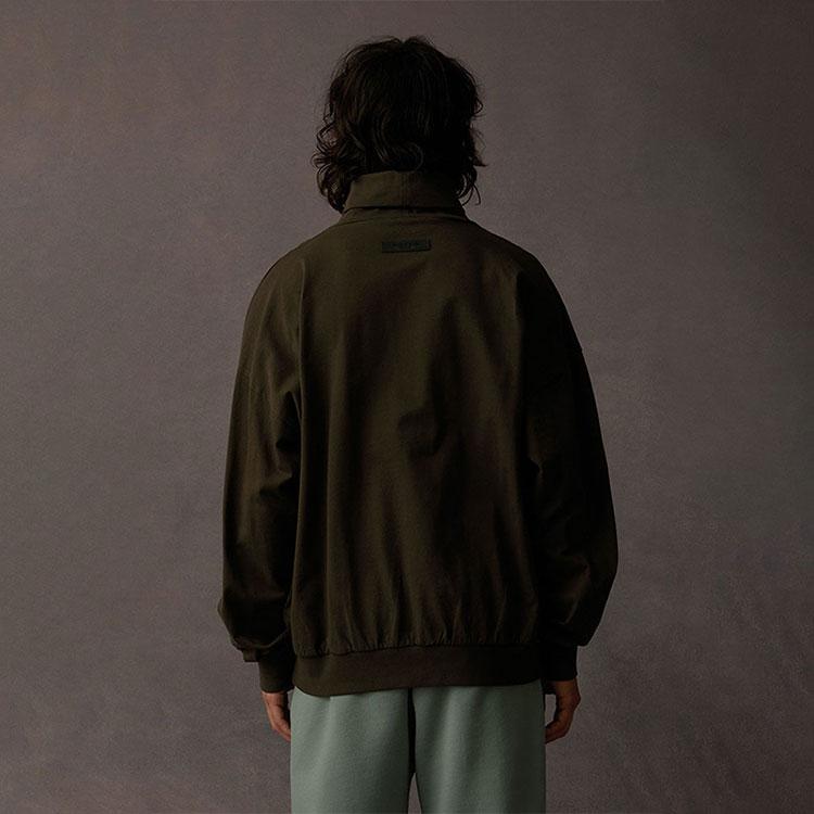 Fear of God Essentials Essentials SS23 Thick Warm Turtleneck Sweater With Front Logo Embroidery Men Sweater Off-Black FOG-SS23-074