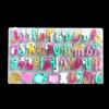 Reversed Silicone Alphabet Resin Molds Letter Ornament Epoxy Resin Casting Mold