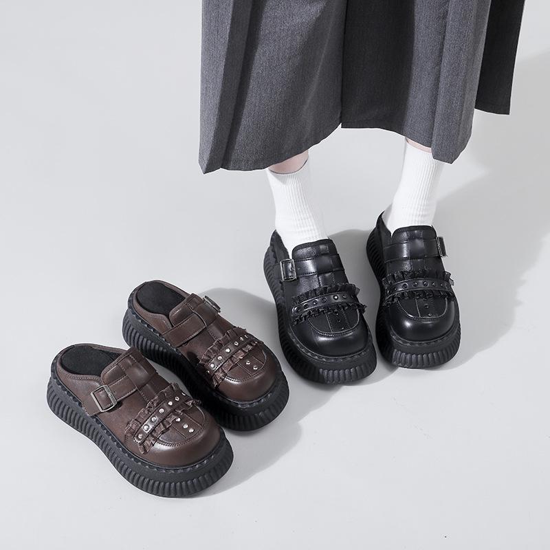 Dámské sportovní platformové sandály léto 2025: Všestranné, ležérní, duté provedení se silnou podrážkou a vnitřním zvýšením