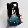 Printing Pattern Case For ZTE Blade A56 Z2473 Nubia A56 Soft Silicone Black Shell Cover For Blade A56 Pro Cute Flower Casing