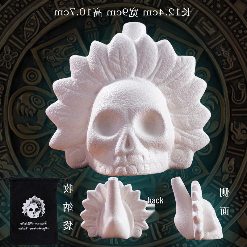 Best-Selling Aztec Whistle Props: Stress Relief Toys with Maya Combat Symbols for Haunted Houses