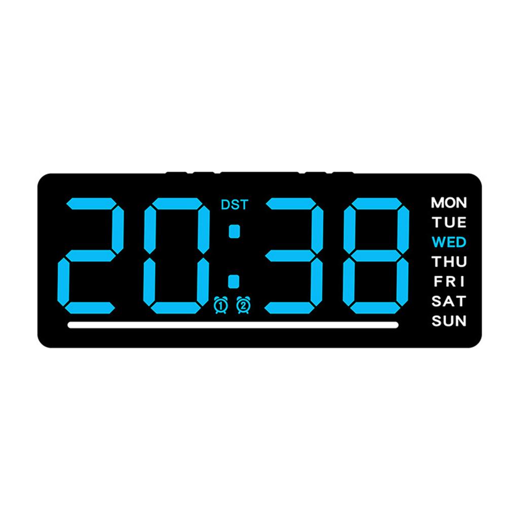 LED Digital Clock Featuring 12/24Hour Format And Automatic Night Modes Alarm Clock Perfect For Home Or Desk Use