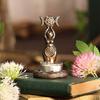 Goddess Triple Moon Tealight Candle Holder Stand Resin Sculpture Candlesticks Home Decor Gift