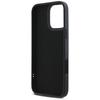 Karl Lagerfeld Hc 3D Rubber Case         Elongated Glitter For iPhone 16 Pro Black