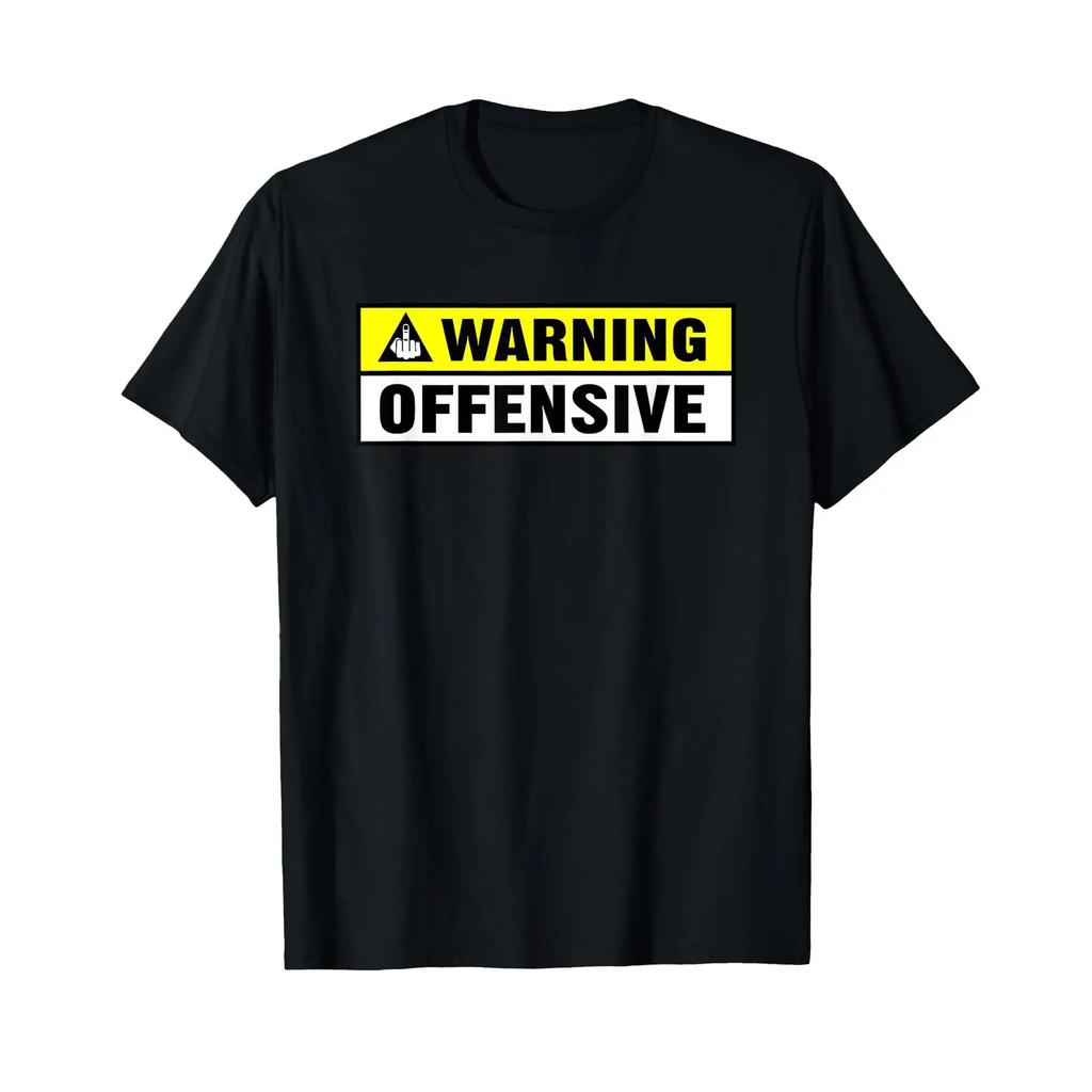Warning Offensive Funny Crude T Shirt Vintage Homme Designer Clothes Graphic Versatile Comfortable Casual Slightly