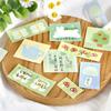 50pcs/1 lot Patchwork Sticky Notes Yoyo Small Diary Series Literary and Fresh Style Tearable Hand Account Material