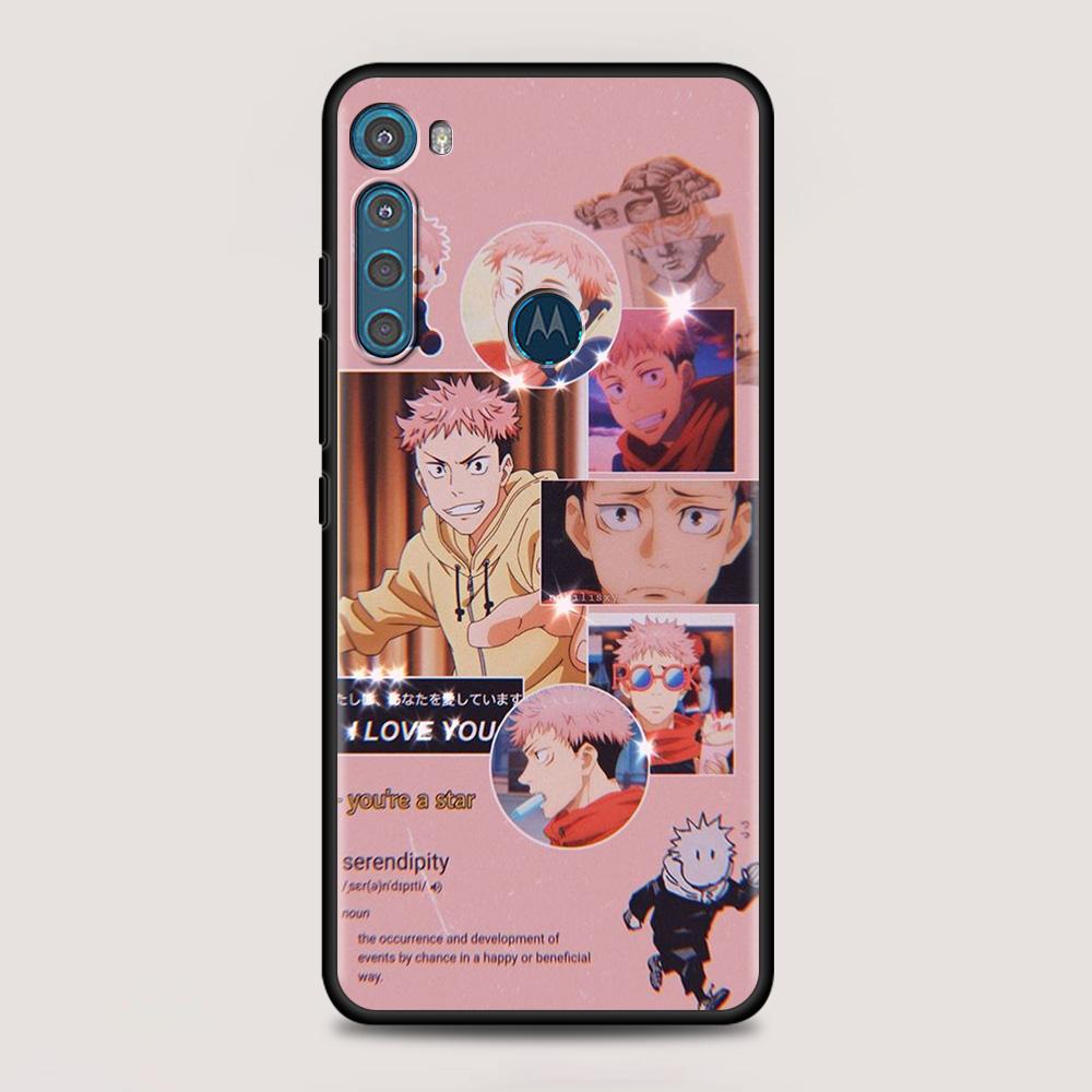 Jujutsu Kaisen Anime Pentru MOTOROLA One Fusion Husă pentru Moto G10 G9 G8 Plus Play Power One G20 G30 G40 G50 G60 Edge 20 Carcasă Telefon