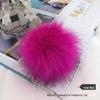 Colored 15cm Fluffy Faux Fur Fox Ball for DIY Hat Pendant