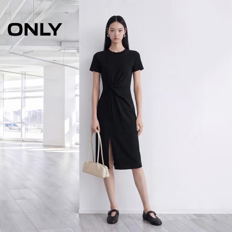 ONLY Women s A-Line Sleeveless Midi Dress with Twisted Knot & Slit XS