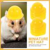 Hut aus Hartplastik, Mini-Bauarbeiter, Miniatur-Haustierhüte, Feuerwehrmann, Vogel, Flasche, Spielzeug, Party, Bauarbeiter, Zubehör, Kappen