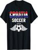 Maglia per tifosi di calcio della Croazia - T-shirt per amanti del calcio con bandiera croata(2)