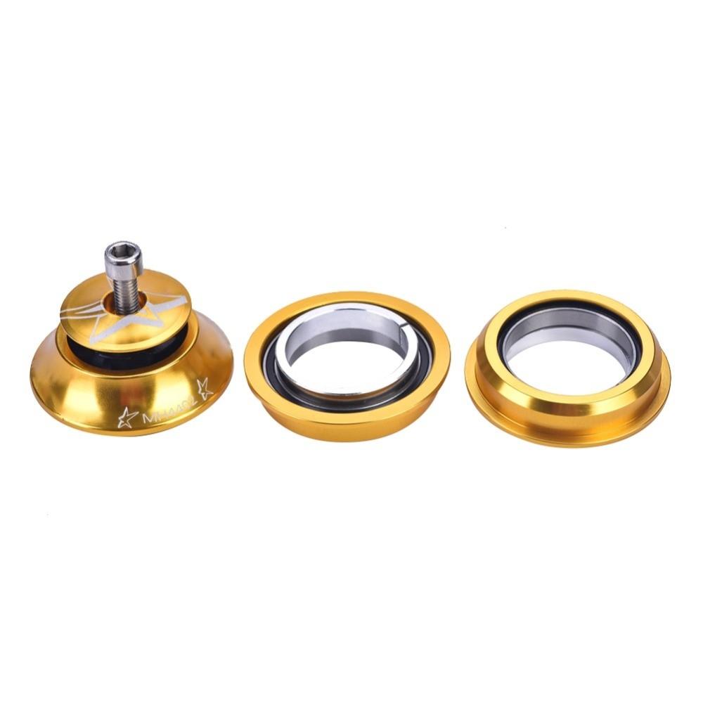 Aluminium Alloy Bike Front Fork Stem Headset Semi-Integrated Threadless Bike Headset for 28.6mm Fork Stems