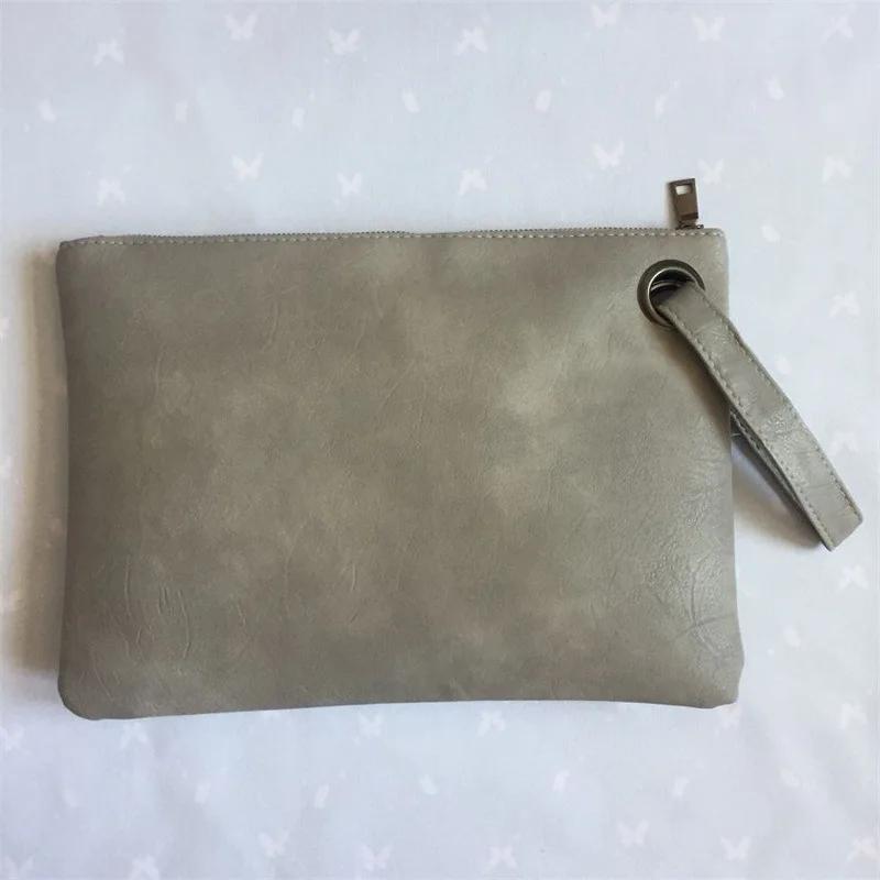 Solid Women's Clutch Bag Leather Women Envelope Bag Clutch Evening Bag Female Clutches Handbag