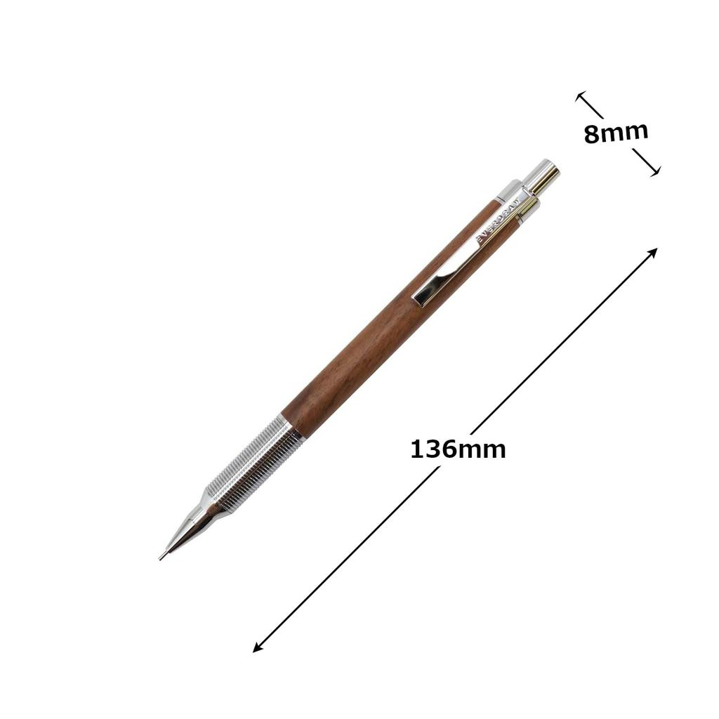 Luddite EverDraw Holz Nussbaum Mechanischer Bleistift 0,5mm LDW-MP4WN-05