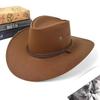 Vintage Western Cowboy Hat Men'S Top Hat British Knight Hat Shade Jazz Hat Women'S Summer Sunscreen Eaves
