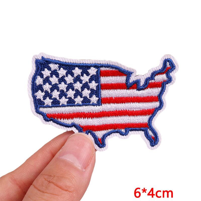 New America's 250th Anniversary Embroidered Patches DIY Iron On Patches For Clothing Statue Of Liberty Flag Eagle Patch Armband