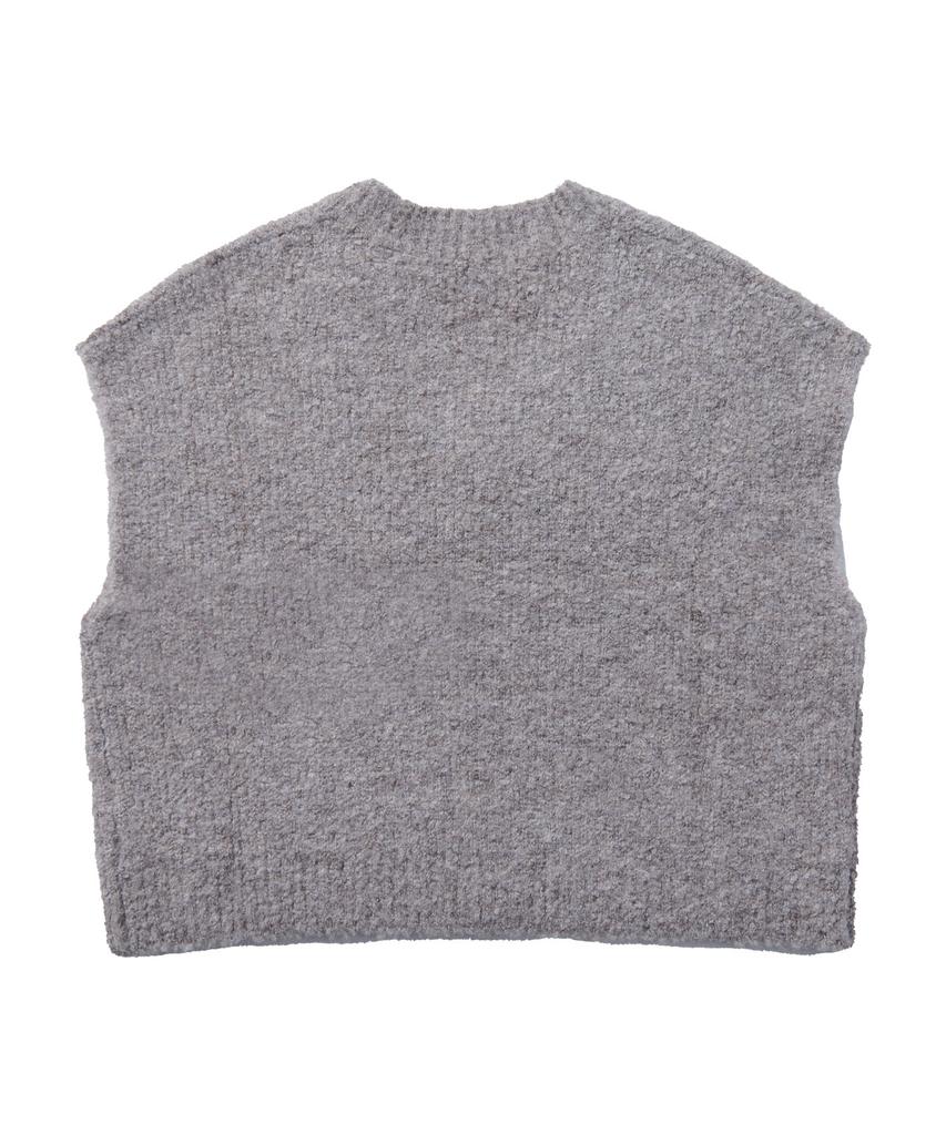 10 Fast Seven Crop Knit Vest - Mocha