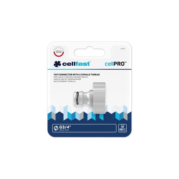 Pistolet d'arrosage - cellfast - shower - gâchette réglable - jet concentré - verrouillage du débit